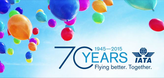 A IATA celebra 70 anos